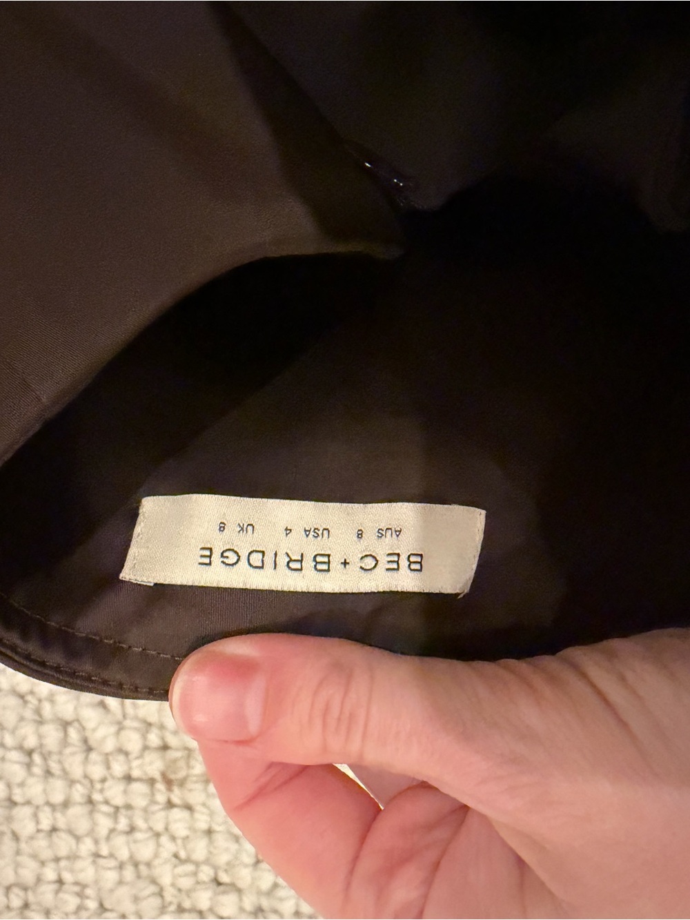 Bec & Bridge Dark Chocolate Eternity Strapless Maxi Dress - Picture 4 of 4
